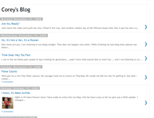 Tablet Screenshot of coreypittman.blogspot.com