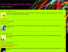 Tablet Screenshot of lascosasmagicasdemeiga.blogspot.com