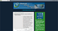 Desktop Screenshot of diariodeciencias.blogspot.com