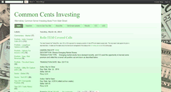 Desktop Screenshot of ccentsinvesting.blogspot.com