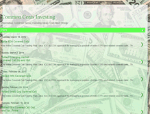 Tablet Screenshot of ccentsinvesting.blogspot.com