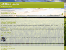 Tablet Screenshot of leftcoastleaner.blogspot.com