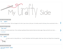 Tablet Screenshot of mycraftysideforyou.blogspot.com