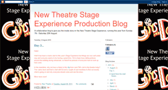 Desktop Screenshot of newtheatrestageexperience.blogspot.com