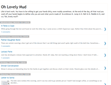 Tablet Screenshot of ohlovelymud.blogspot.com