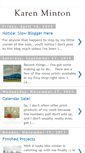Mobile Screenshot of karenminton.blogspot.com