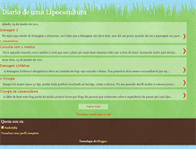 Tablet Screenshot of diariolipoescultura.blogspot.com