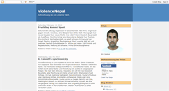 Desktop Screenshot of nepalviolence.blogspot.com