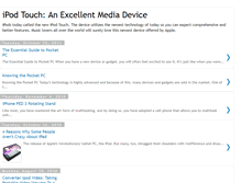 Tablet Screenshot of ipodtouchmediadevice.blogspot.com