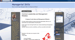 Desktop Screenshot of managerialallskills.blogspot.com