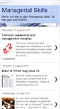 Mobile Screenshot of managerialallskills.blogspot.com