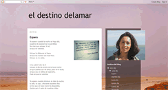 Desktop Screenshot of eldestinodelamar.blogspot.com