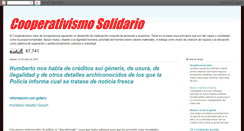 Desktop Screenshot of cooperativismosolidario.blogspot.com