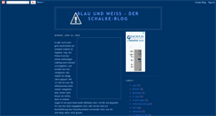 Desktop Screenshot of blau-und-weiss.blogspot.com