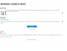 Tablet Screenshot of bowdonchurchnews.blogspot.com