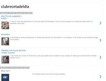 Tablet Screenshot of clubrecetadeldia.blogspot.com