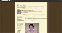 Desktop Screenshot of lifewithgina.blogspot.com