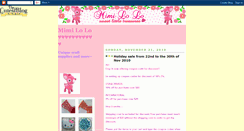 Desktop Screenshot of mimilolosweetlittletreasures.blogspot.com