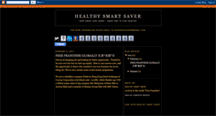 Desktop Screenshot of healthysmartsaver.blogspot.com