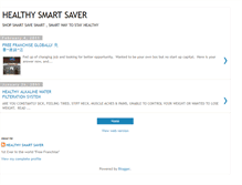 Tablet Screenshot of healthysmartsaver.blogspot.com