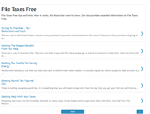 Tablet Screenshot of file-taxes-free.blogspot.com