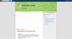 Desktop Screenshot of fullsitelink.blogspot.com