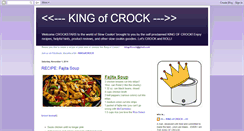 Desktop Screenshot of kingofcrock.blogspot.com