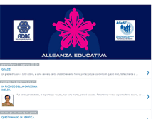 Tablet Screenshot of alleanzaeducativa.blogspot.com