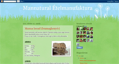 Desktop Screenshot of mannaturaletelmanufaktura.blogspot.com