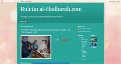 Desktop Screenshot of buletinal-hadharah.blogspot.com