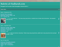 Tablet Screenshot of buletinal-hadharah.blogspot.com