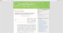 Desktop Screenshot of lankahousingloans.blogspot.com
