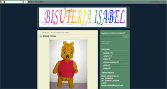 Desktop Screenshot of bisuteriaisabel.blogspot.com