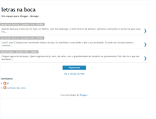 Tablet Screenshot of letrasnaboca.blogspot.com