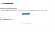 Tablet Screenshot of jollyweekend.blogspot.com
