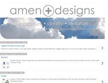 Tablet Screenshot of amendesigns.blogspot.com