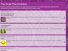 Tablet Screenshot of divasplusevolution.blogspot.com
