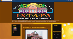 Desktop Screenshot of ixtaparestaurants.blogspot.com