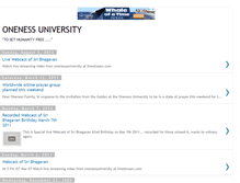 Tablet Screenshot of onenesuniversity.blogspot.com