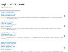 Tablet Screenshot of magicchef-microwaves.blogspot.com
