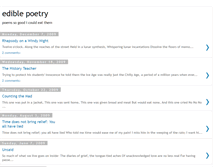 Tablet Screenshot of ediblepoetry.blogspot.com