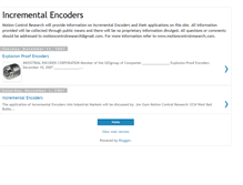 Tablet Screenshot of incrementalencoders.blogspot.com