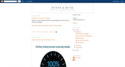 Desktop Screenshot of bunnyandmuse.blogspot.com