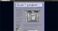 Desktop Screenshot of class7project.blogspot.com