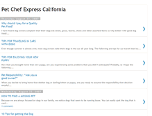 Tablet Screenshot of petchefexpressca.blogspot.com