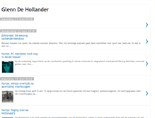 Tablet Screenshot of dehollanderglenn.blogspot.com