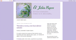 Desktop Screenshot of curso-jabones-artesanales.blogspot.com