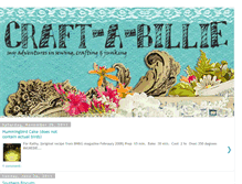 Tablet Screenshot of craftabillie.blogspot.com