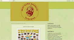 Desktop Screenshot of grupoteatralmanjericao.blogspot.com