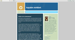 Desktop Screenshot of hayatinrenkleri-renkler.blogspot.com